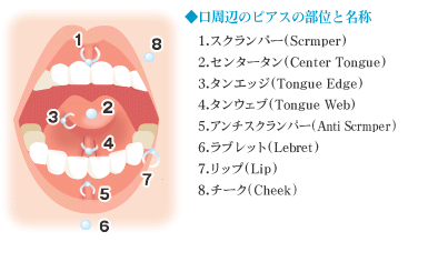 舌に膿のようなものができました | ピアス穴あけ(ボディピアス)の治療への不安（痛み・失敗・副作用）