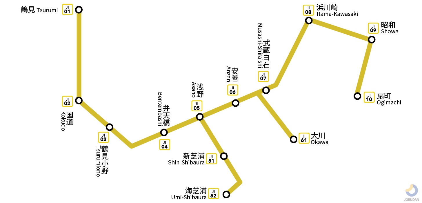 JR東日本 鶴見線 「安善(あんぜん)駅」 (神奈川県横浜市) |