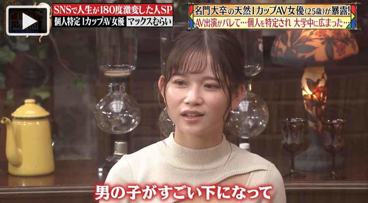 顔バレぐらいでは負けない！肝っ玉がすわっている人妻女優の話