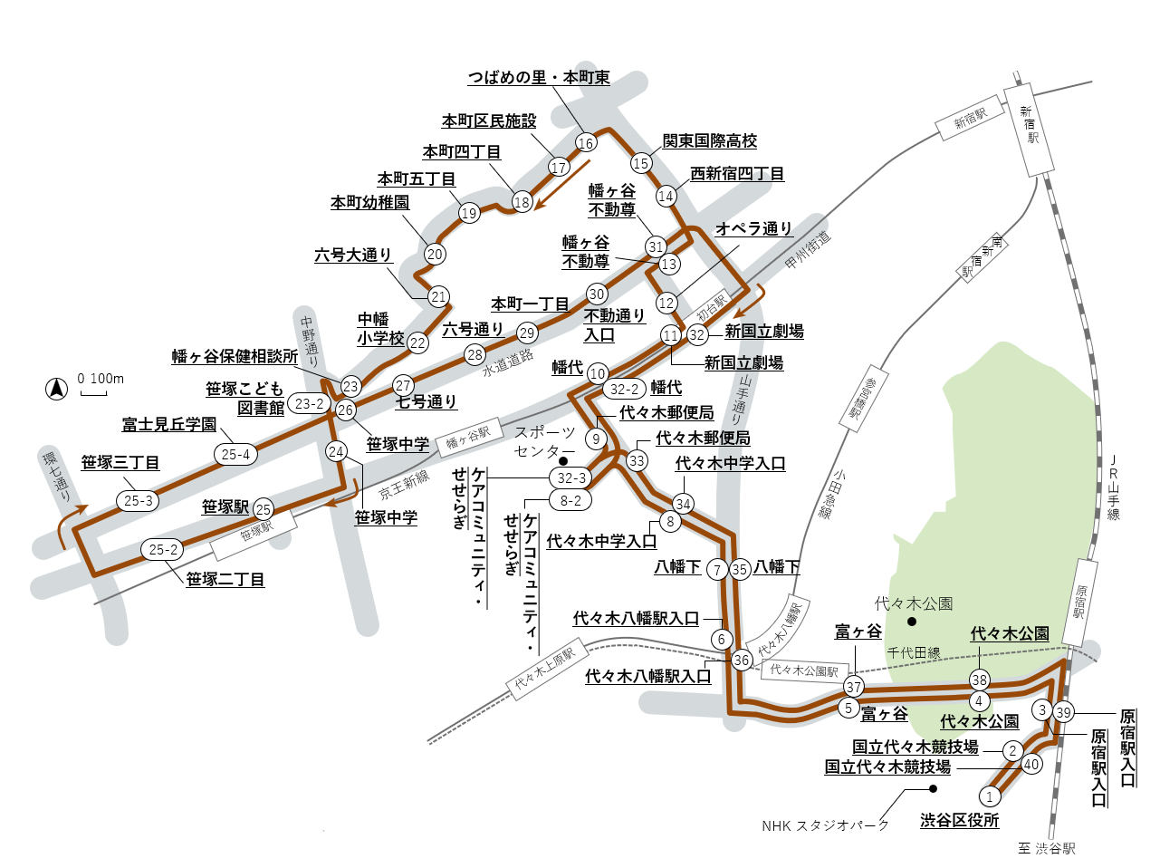 駅撮り撮影地 笹塚 -