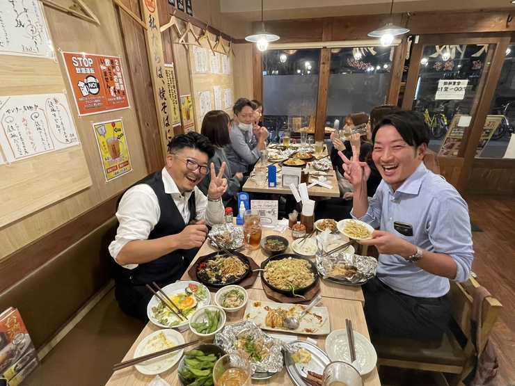 みんなに愛されたライターK君の送別会（桜川焼きそばセンター）に参加なのだ！│オオサカジン スタッフブログ