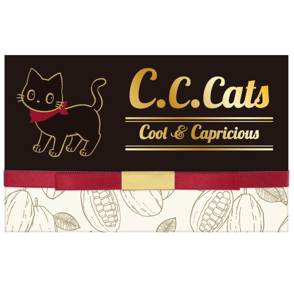 Amazon.co.jp: ハート C.C.キャッツチョコギフト缶 1缶(6個)