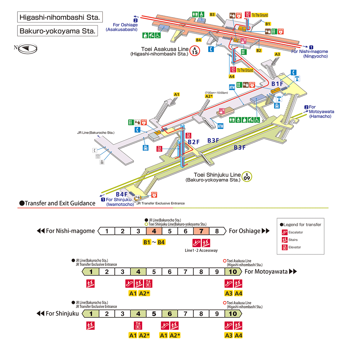 馬喰横山駅(都営新宿線)-日本駅巡り紀行