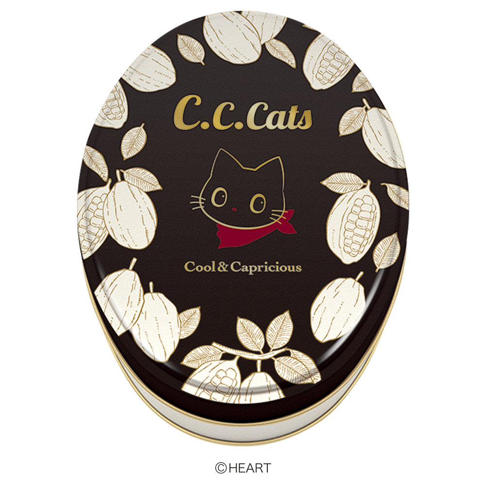 20190214「C.C.キャッツ 詰め合わせチョコ缶、チョコギフトセットM/バレンタイン ネコ」｜neko BLOG