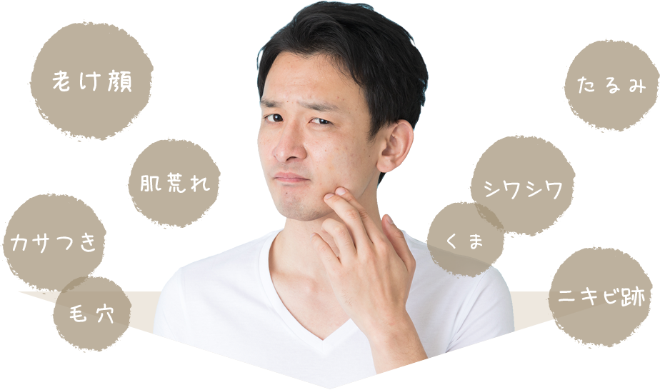 40代 50代の老け顔対策 男性化粧水 ｜中年男性向けおすすめオールインワン｜女性にモテる男の乾燥対策用メンズスキンケア｜GrApp