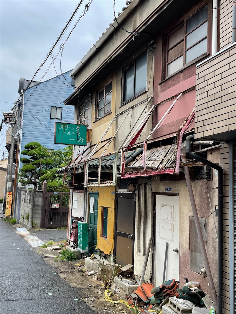 千林駅前を散策。そして大阪滝井新地に行ってみた【旧遊廓？】