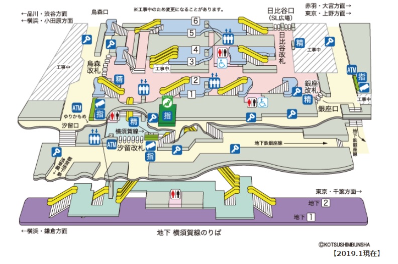 藤沢駅ＪＲ東海道本線（東京駅～熱海駅）：路線図／ホームメイト