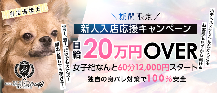 クラブブレンダ難波店(クラブブレンダナンバテン)の風俗求人情報｜日本橋 デリヘル