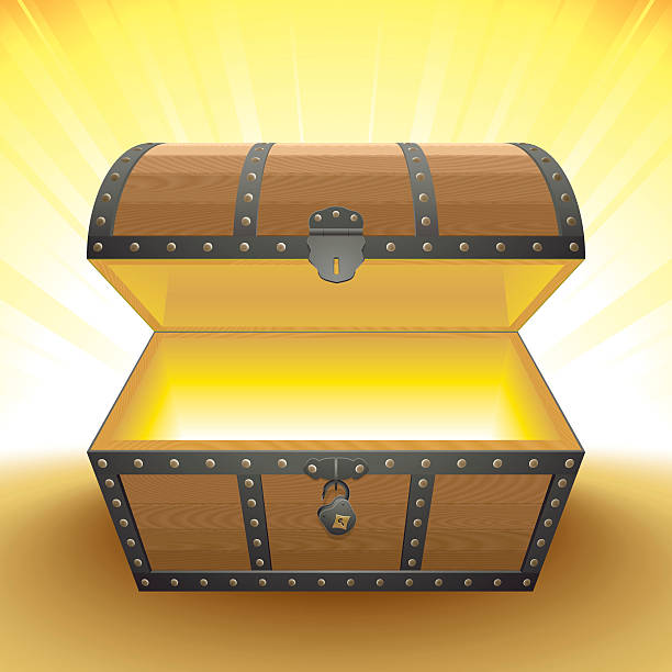 Chest animation. Empty treasure